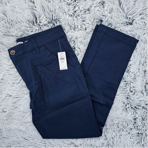 Old Navy Girl’s Skinny Uniform Chino Pants Navy size 10 PLUS